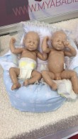 SAM & SAMMY *Silicone Premature Twins (you can buy them together or separately)