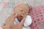 MAYA * Silicone baby with articulated fabric body