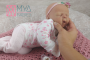 MAYA * Silicone baby with articulated fabric body