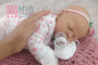 MAYA * Silicone baby with articulated fabric body