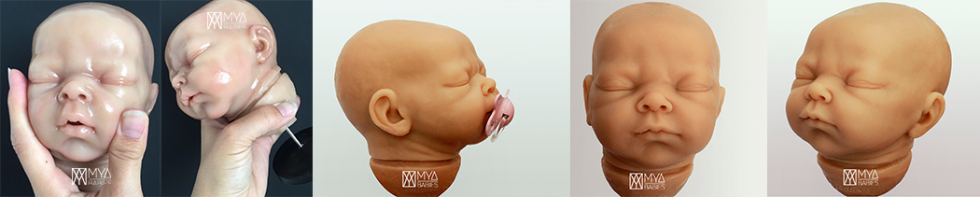 Blanca * Silicone Baby with Articulated Cloth Body