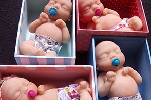 mini silicone babies